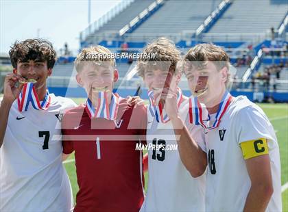 Thumbnail 1 in Vandegrift vs. Mesquite (UIL 6A Soccer Division II Final Medal Ceremony) photogallery.