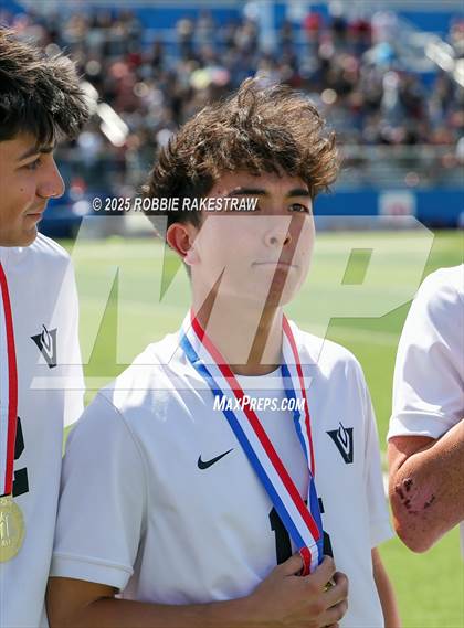 Thumbnail 1 in Vandegrift vs. Mesquite (UIL 6A Soccer Division II Final Medal Ceremony) photogallery.