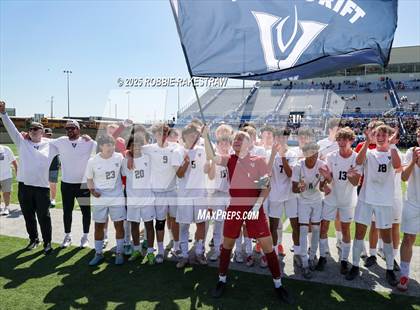 Thumbnail 3 in Vandegrift vs. Mesquite (UIL 6A Soccer Division II Final Medal Ceremony) photogallery.