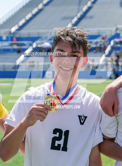 Thumbnail 2 in Vandegrift vs. Mesquite (UIL 6A Soccer Division II Final Medal Ceremony) photogallery.