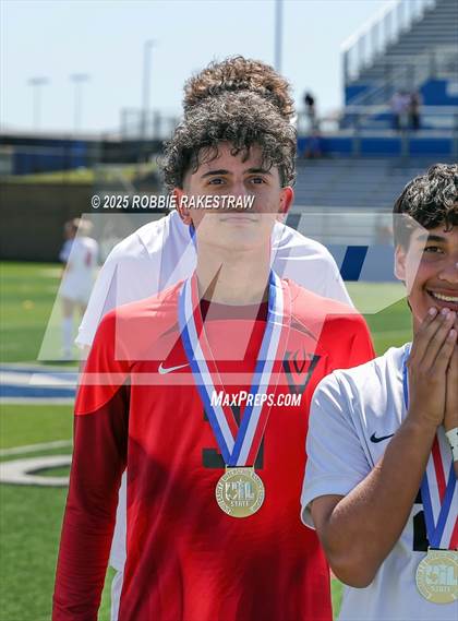 Thumbnail 3 in Vandegrift vs. Mesquite (UIL 6A Soccer Division II Final Medal Ceremony) photogallery.