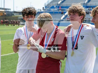 Thumbnail 2 in Vandegrift vs. Mesquite (UIL 6A Soccer Division II Final Medal Ceremony) photogallery.