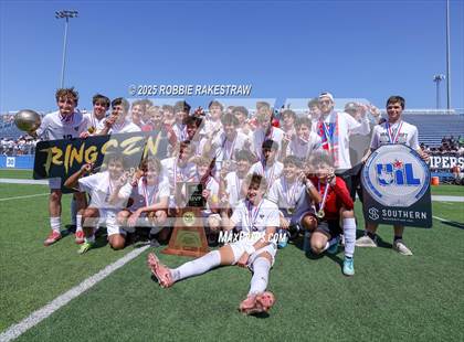 Thumbnail 3 in Vandegrift vs. Mesquite (UIL 6A Soccer Division II Final Medal Ceremony) photogallery.