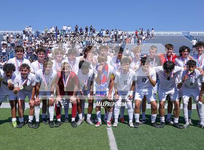 Thumbnail 1 in Vandegrift vs. Mesquite (UIL 6A Soccer Division II Final Medal Ceremony) photogallery.