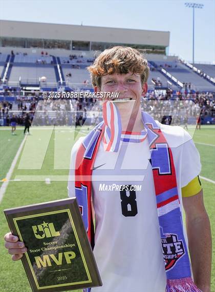 Thumbnail 2 in Vandegrift vs. Mesquite (UIL 6A Soccer Division II Final Medal Ceremony) photogallery.