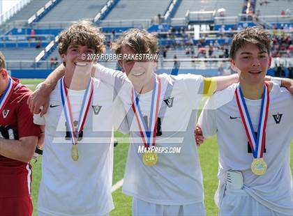 Thumbnail 3 in Vandegrift vs. Mesquite (UIL 6A Soccer Division II Final Medal Ceremony) photogallery.