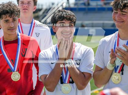 Thumbnail 2 in Vandegrift vs. Mesquite (UIL 6A Soccer Division II Final Medal Ceremony) photogallery.