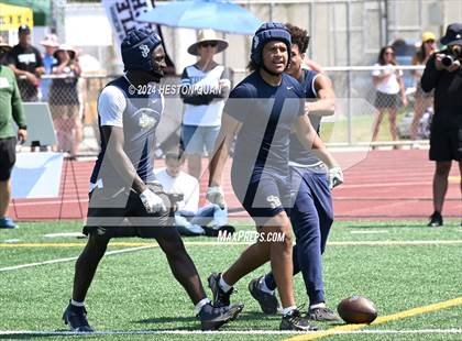 Thumbnail 2 in St. John Bosco vs. Edison (Battle At The Beach) photogallery.