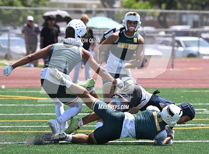 Thumbnail 2 in St. John Bosco vs. Edison (Battle At The Beach) photogallery.