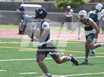 Thumbnail 2 in St. John Bosco vs. Edison (Battle At The Beach) photogallery.