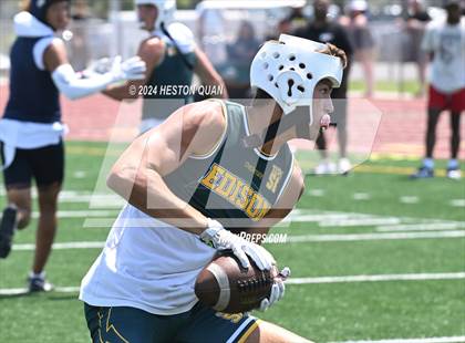 Thumbnail 2 in St. John Bosco vs. Edison (Battle At The Beach) photogallery.