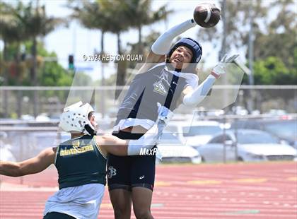 Thumbnail 1 in St. John Bosco vs. Edison (Battle At The Beach) photogallery.