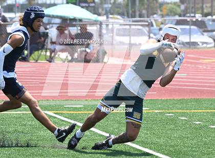 Thumbnail 2 in St. John Bosco vs. Edison (Battle At The Beach) photogallery.