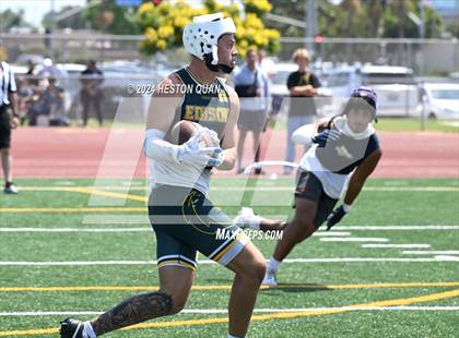 Thumbnail 2 in St. John Bosco vs. Edison (Battle At The Beach) photogallery.