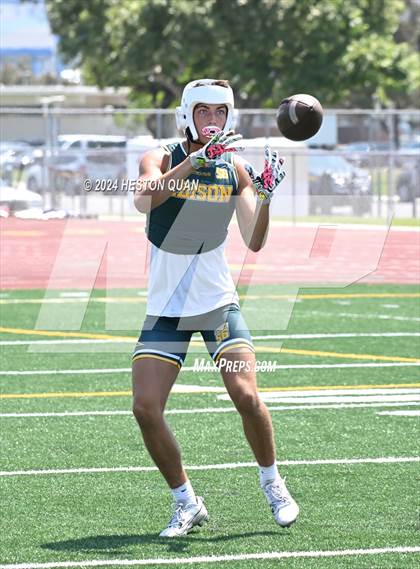 Thumbnail 2 in St. John Bosco vs. Edison (Battle At The Beach) photogallery.