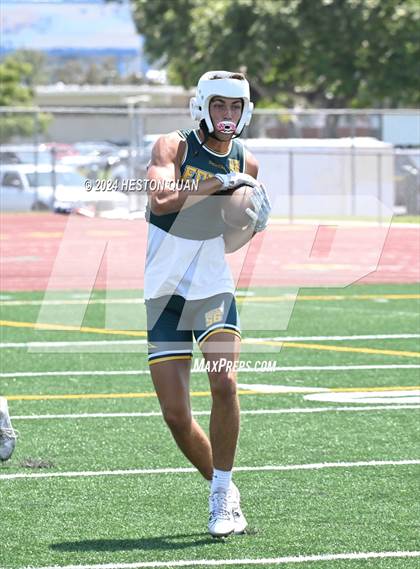 Thumbnail 1 in St. John Bosco vs. Edison (Battle At The Beach) photogallery.