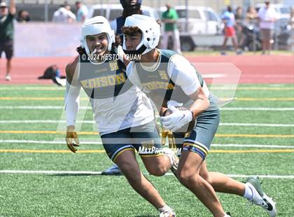 Thumbnail 3 in St. John Bosco vs. Edison (Battle At The Beach) photogallery.
