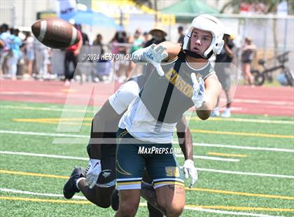 Thumbnail 3 in St. John Bosco vs. Edison (Battle At The Beach) photogallery.