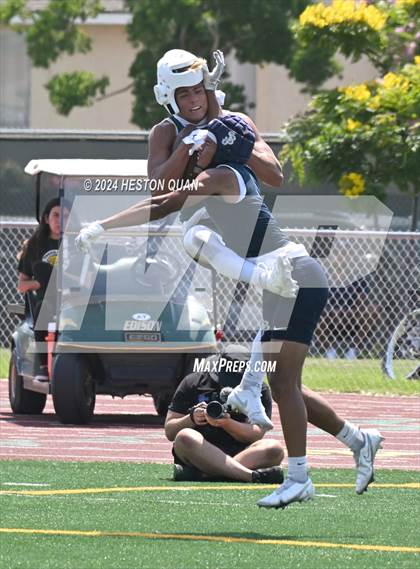 Thumbnail 1 in St. John Bosco vs. Edison (Battle At The Beach) photogallery.