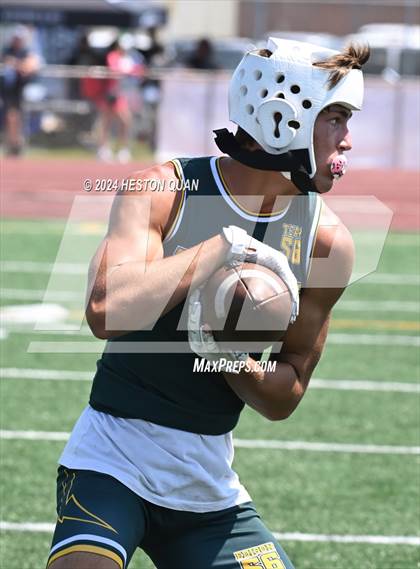 Thumbnail 2 in St. John Bosco vs. Edison (Battle At The Beach) photogallery.
