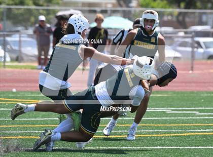 Thumbnail 3 in St. John Bosco vs. Edison (Battle At The Beach) photogallery.