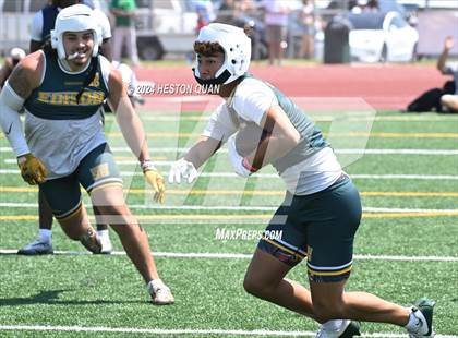 Thumbnail 3 in St. John Bosco vs. Edison (Battle At The Beach) photogallery.