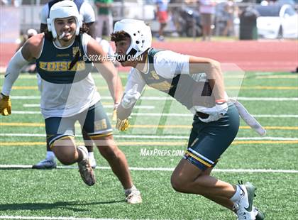 Thumbnail 1 in St. John Bosco vs. Edison (Battle At The Beach) photogallery.