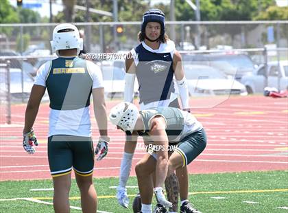 Thumbnail 3 in St. John Bosco vs. Edison (Battle At The Beach) photogallery.