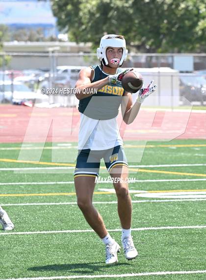 Thumbnail 3 in St. John Bosco vs. Edison (Battle At The Beach) photogallery.