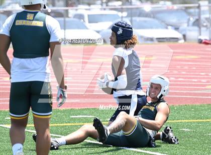Thumbnail 2 in St. John Bosco vs. Edison (Battle At The Beach) photogallery.