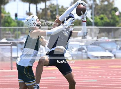 Thumbnail 1 in St. John Bosco vs. Edison (Battle At The Beach) photogallery.