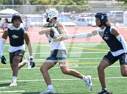 Thumbnail 2 in St. John Bosco vs. Edison (Battle At The Beach) photogallery.