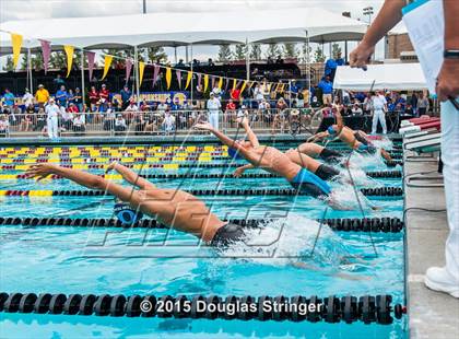Thumbnail 1 in CIF State Boys Swimming Championships (Preliminary Heats) photogallery.