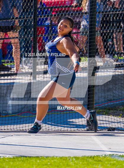 Thumbnail 2 in CHSAA 4A State Championships (Discus Final) photogallery.