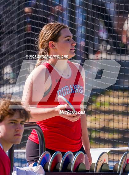 Thumbnail 3 in CHSAA 4A State Championships (Discus Final) photogallery.