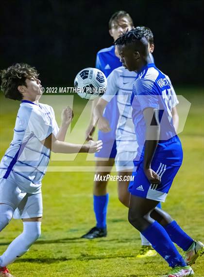 Thumbnail 3 in Village Christian Academy vs Fayetteville Christian (SAC Tournament Final) photogallery.