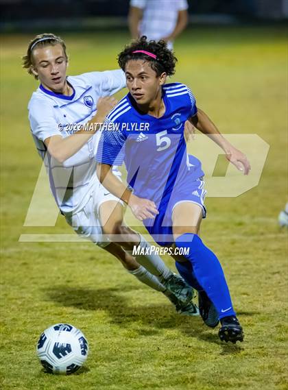 Thumbnail 2 in Village Christian Academy vs Fayetteville Christian (SAC Tournament Final) photogallery.