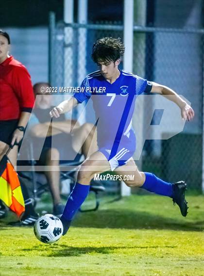 Thumbnail 3 in Village Christian Academy vs Fayetteville Christian (SAC Tournament Final) photogallery.