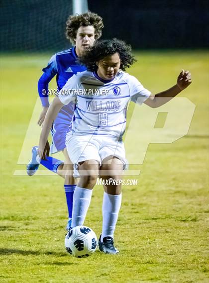 Thumbnail 3 in Village Christian Academy vs Fayetteville Christian (SAC Tournament Final) photogallery.