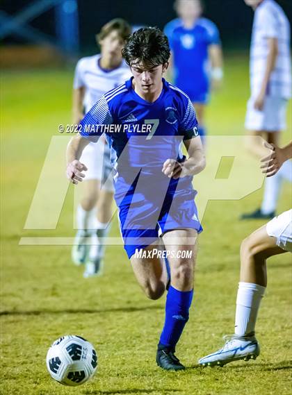 Thumbnail 3 in Village Christian Academy vs Fayetteville Christian (SAC Tournament Final) photogallery.