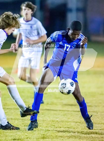 Thumbnail 2 in Village Christian Academy vs Fayetteville Christian (SAC Tournament Final) photogallery.