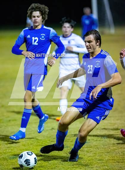 Thumbnail 2 in Village Christian Academy vs Fayetteville Christian (SAC Tournament Final) photogallery.