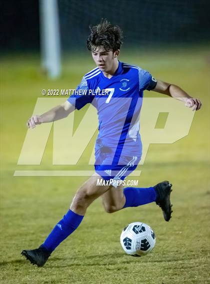 Thumbnail 1 in Village Christian Academy vs Fayetteville Christian (SAC Tournament Final) photogallery.