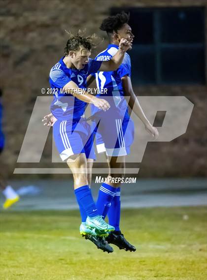 Thumbnail 2 in Village Christian Academy vs Fayetteville Christian (SAC Tournament Final) photogallery.