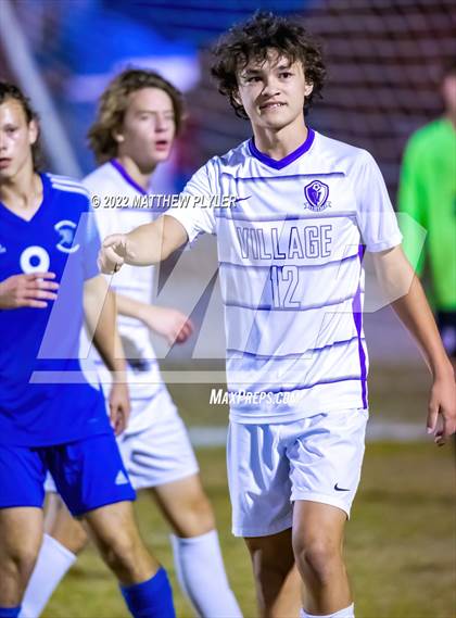 Thumbnail 2 in Village Christian Academy vs Fayetteville Christian (SAC Tournament Final) photogallery.