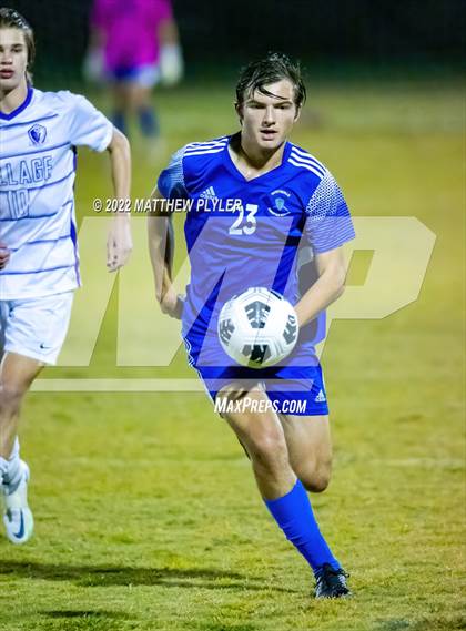 Thumbnail 3 in Village Christian Academy vs Fayetteville Christian (SAC Tournament Final) photogallery.