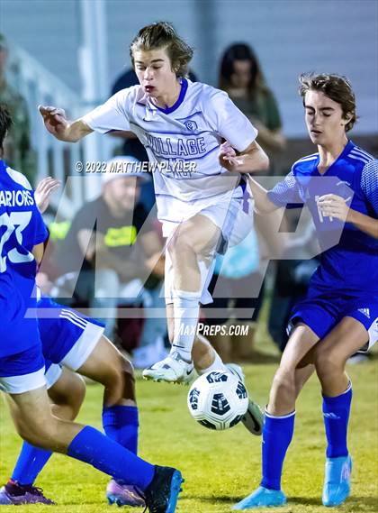 Thumbnail 2 in Village Christian Academy vs Fayetteville Christian (SAC Tournament Final) photogallery.