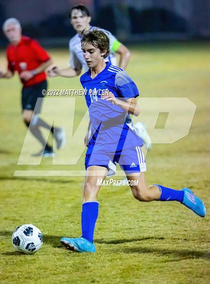 Thumbnail 2 in Village Christian Academy vs Fayetteville Christian (SAC Tournament Final) photogallery.