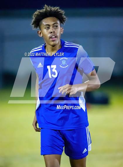 Thumbnail 2 in Village Christian Academy vs Fayetteville Christian (SAC Tournament Final) photogallery.