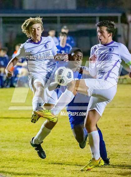 Thumbnail 3 in Village Christian Academy vs Fayetteville Christian (SAC Tournament Final) photogallery.